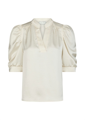 Roella heavy sateen bluse Pearl Neo Noir 
